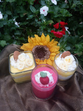 Load image into Gallery viewer, Dessert and Drink Candles. Soy Blend & Gel Wax Candles