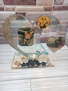 Memorial Resin Heart & Square plaques and any occasion plaques