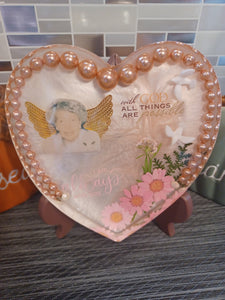 Memorial Resin Heart & Square plaques and any occasion plaques