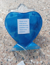 Load image into Gallery viewer, Memorial Resin Heart &amp; Square plaques and any occasion plaques
